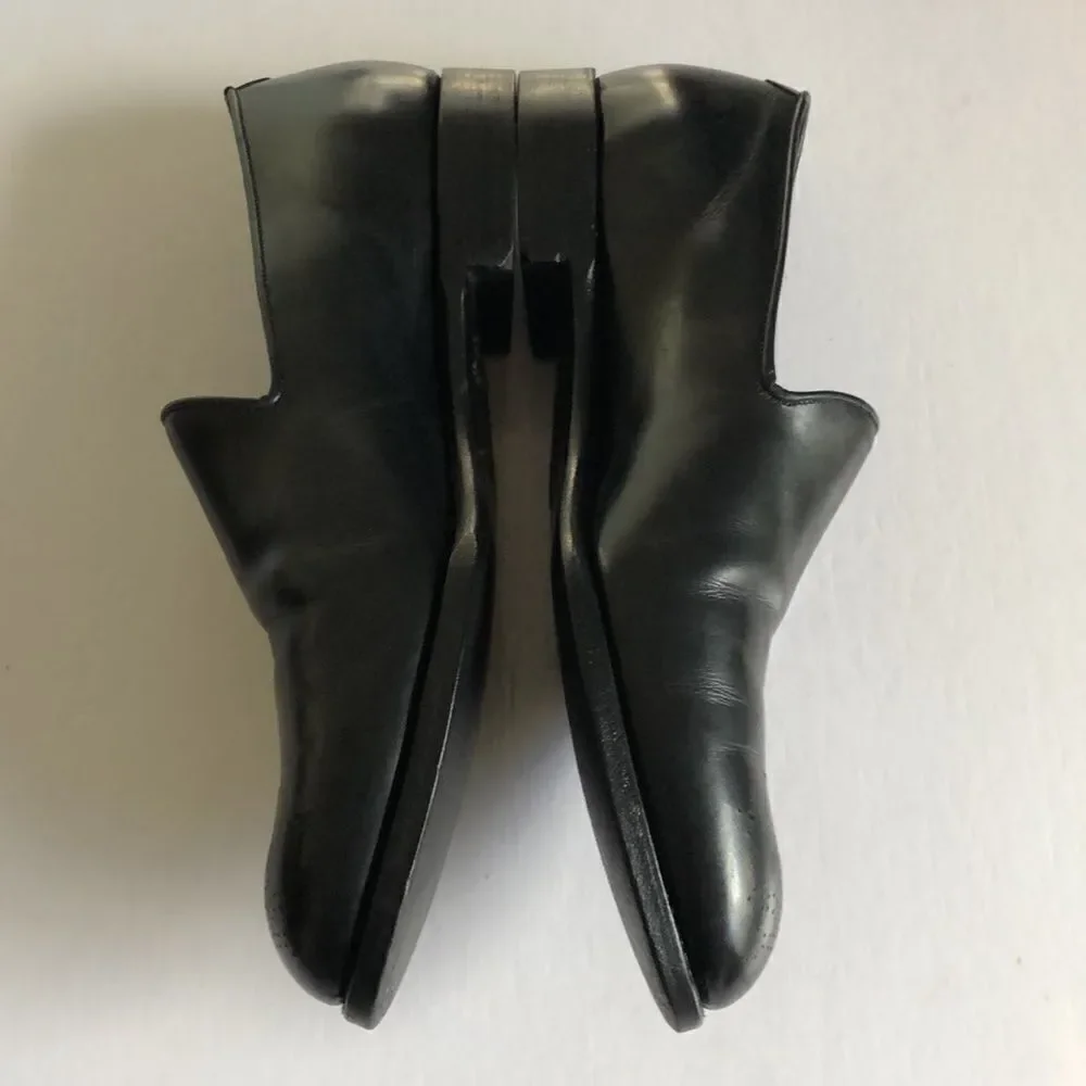 BARKER BLACK LEATHER SHOES SZ 10